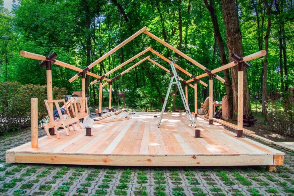 Timber Frame Pavilion Kits